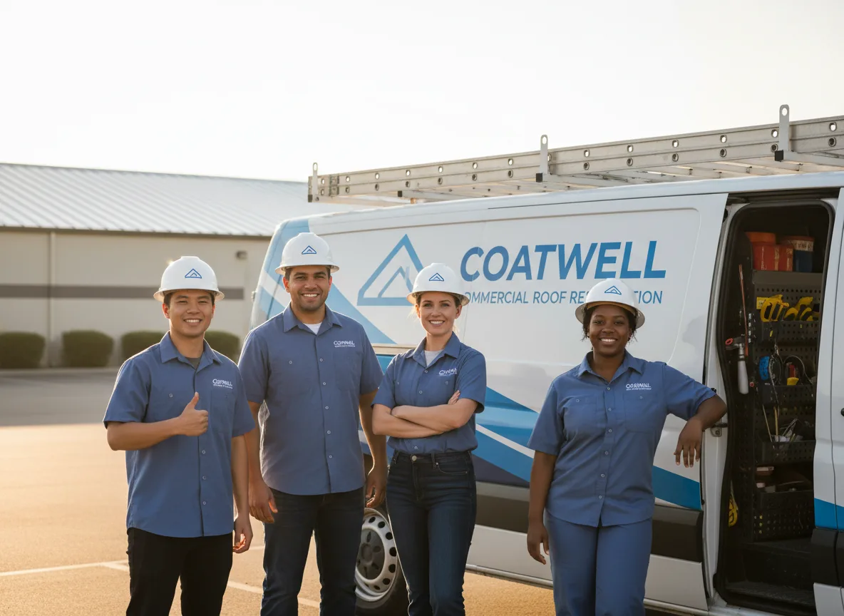 Commercial roof coating company in Battle Ground, IN